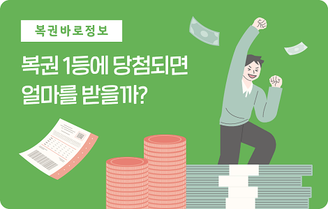 복권 1등에 당첨되면 얼마를 받을까