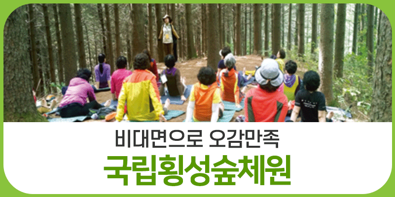 비대면 힐링명소, 오감만족...