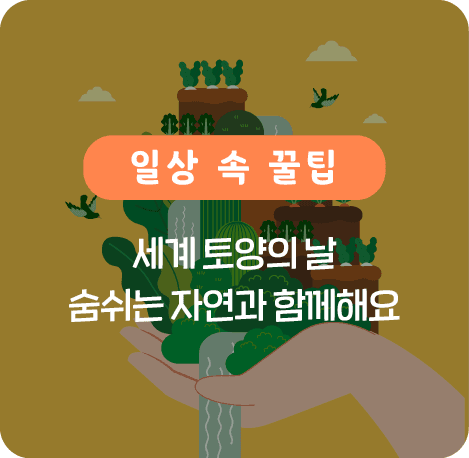 세계 토양의 날 숨쉬는 자연과 함께해요